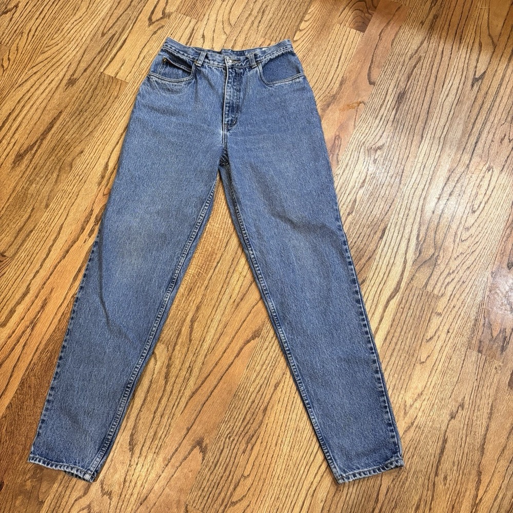 Vintage‎ Lawman Jeans Women's Size 9 High Rise Tapered Mom Jeans Embroidered